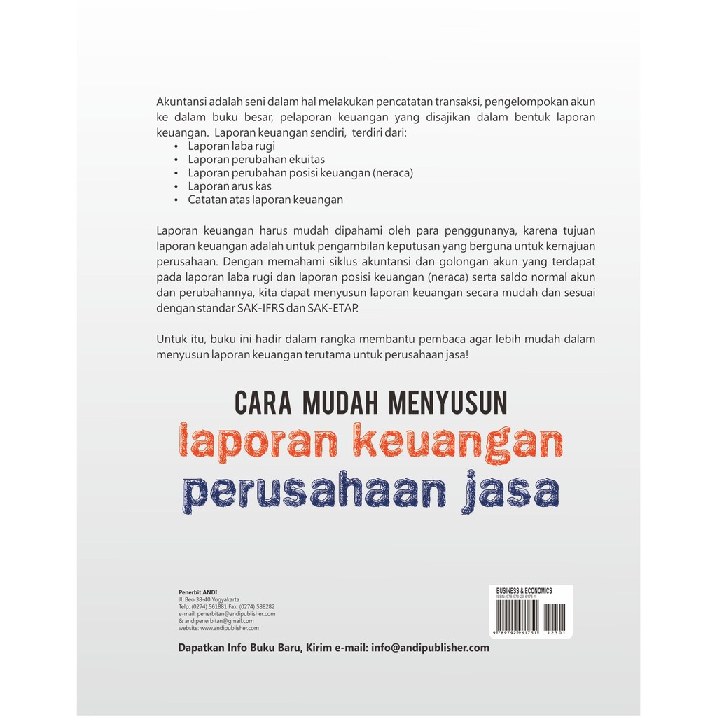 Buku Cara Mudah Menyusun Laporan Keuangan Perusahaan Jasa - Rahmat Hidayat  Lubis | Shopee Indonesia