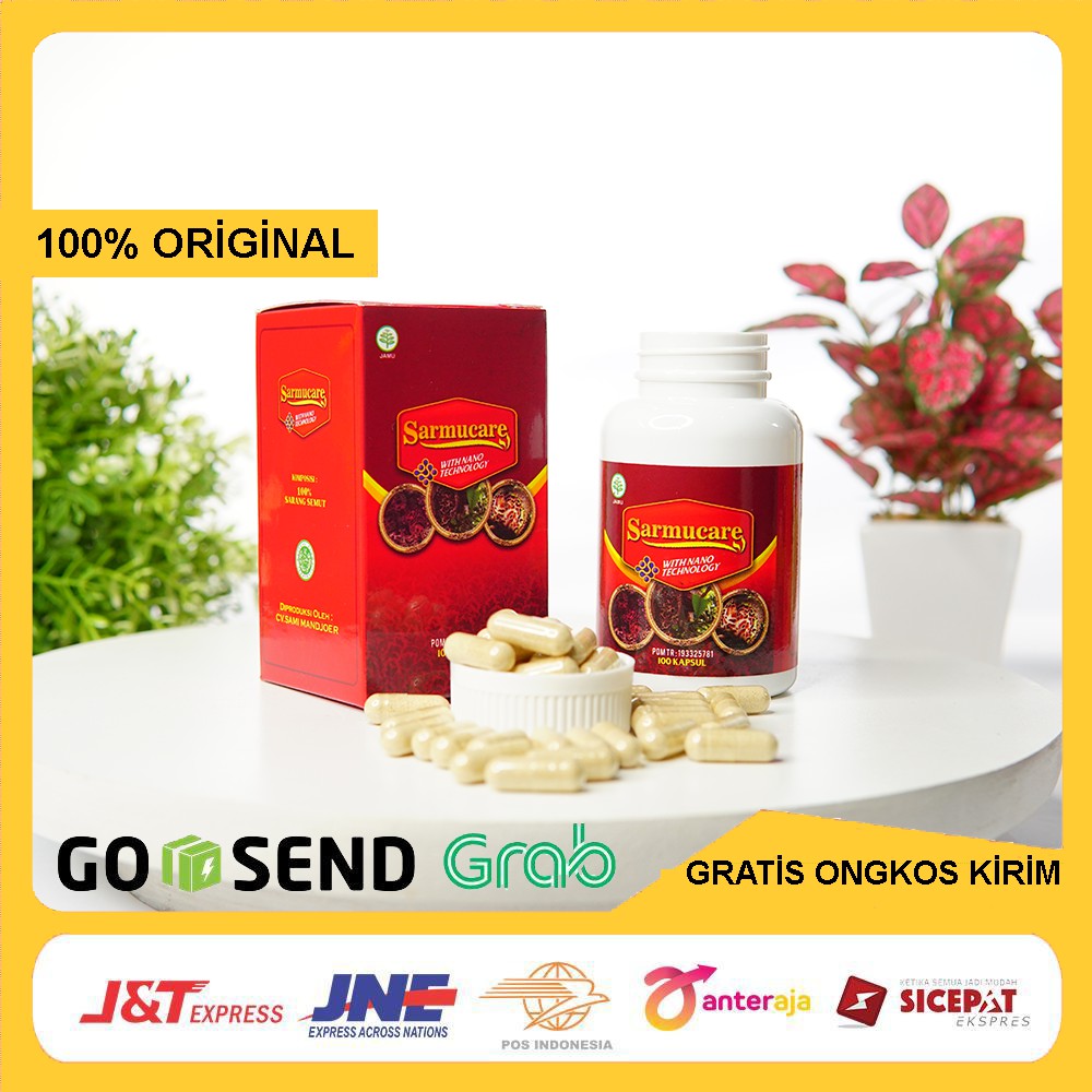 Sarmucare Sarang Semut - 100% Original - Isi 100 Kapsul - Bisa Bayar di  Tempat COD - Halal dan MUI | Shopee Indonesia