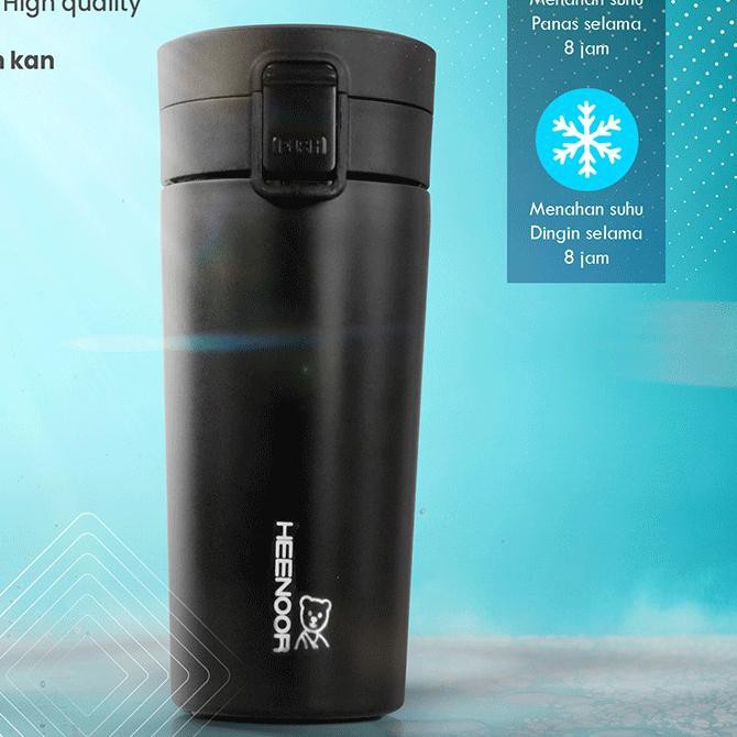 Asli..discon@&gt; [.11.11.] HEENOOR Botol Termos Coffee/Tea Stainless Steel  Vacuum Tahan Panas /Dingin | Shopee Indonesia