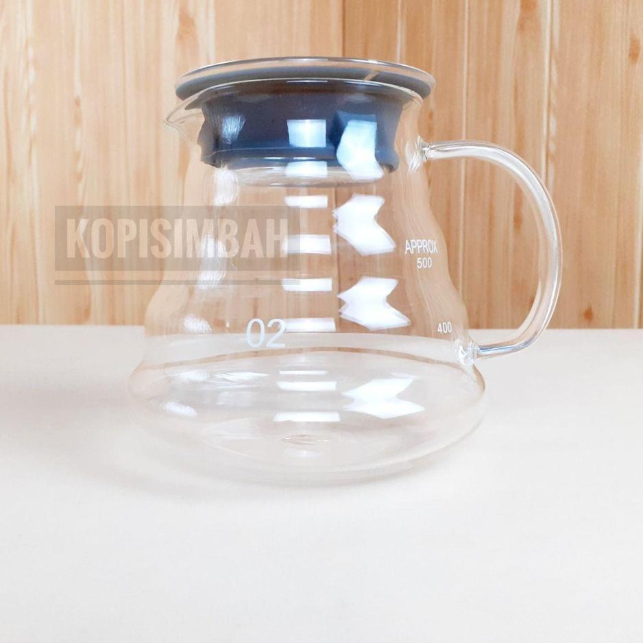 Jual Harga Bersahabat.. Glass Coffee Server 600 ml Teko Kopi Kaca Pour Over  Alat Seduh Manual Brew Indonesia|Shopee Indonesia
