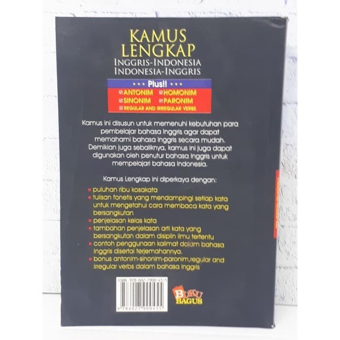 Buku Kamus Lengkap Inggris-Indonesia / Indonesia -Inggris | Shopee Indonesia