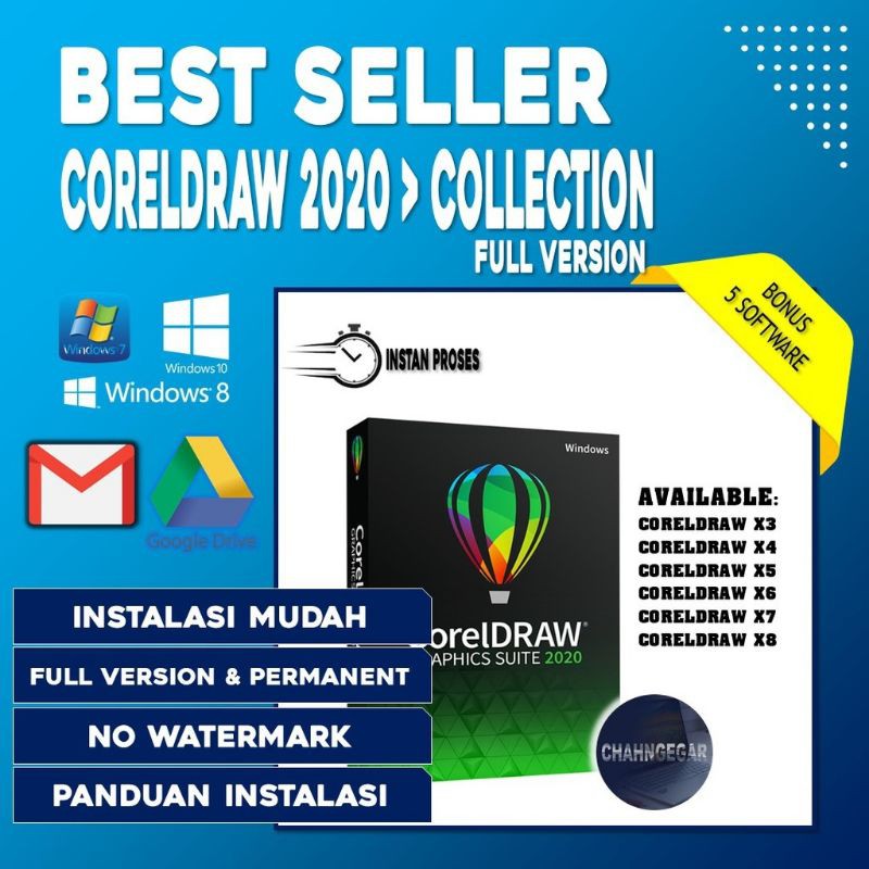 Corel Draw Graphics Suite 2020 Terbaru Full Version Windows 10 Software  Design Grafis Vector | Shopee Indonesia