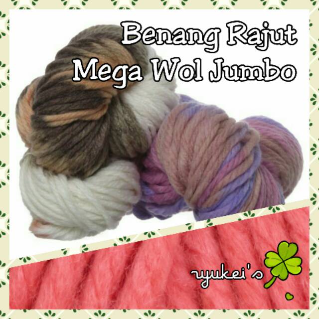 Jual Benang Rajut Mega Wol Jumbo Indonesia|Shopee Indonesia
