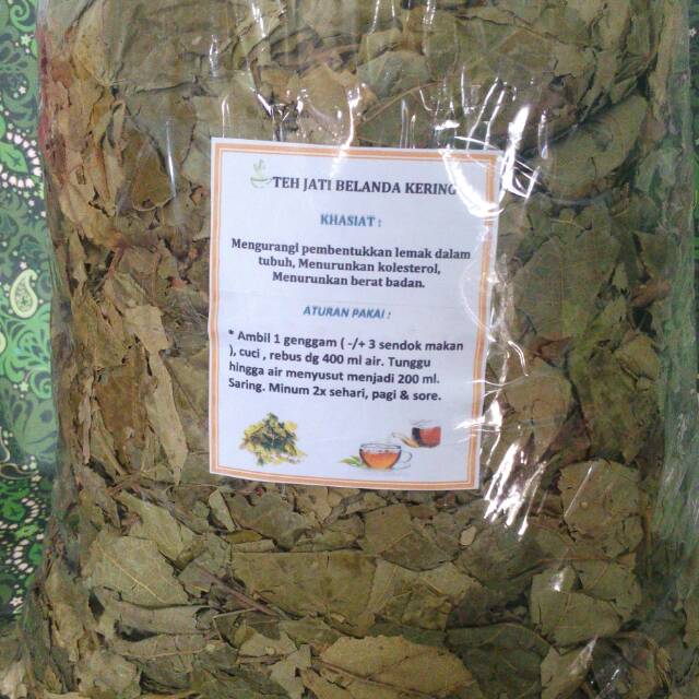 Jual Teh Pelangsing Herbal Daun Jati Belanda Kering Kemasan 1 Kilo Indonesia|Shopee Indonesia