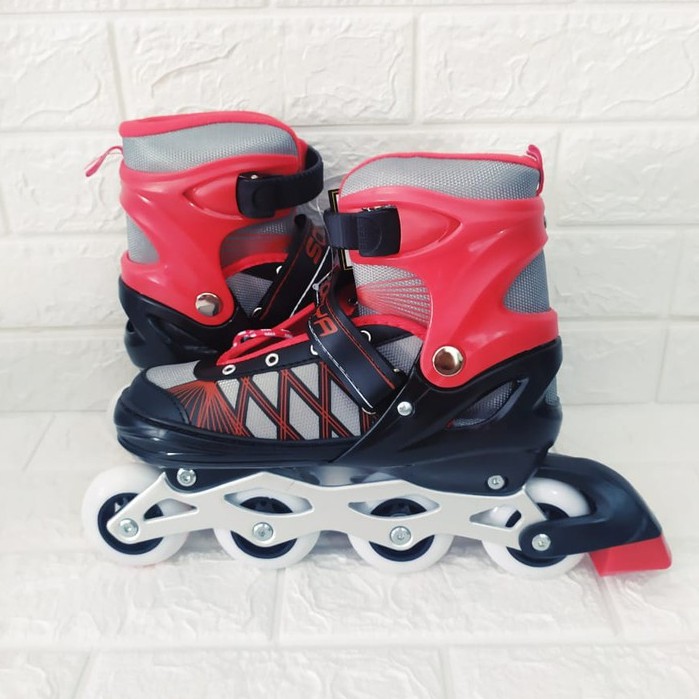 MAINAN SEPATU RODA INLINE SKATE / BAJAJ ANAK 4 RODA LAMPU SIZE M/L FREE  BAUT DAN KUNCI L | Shopee Indonesia