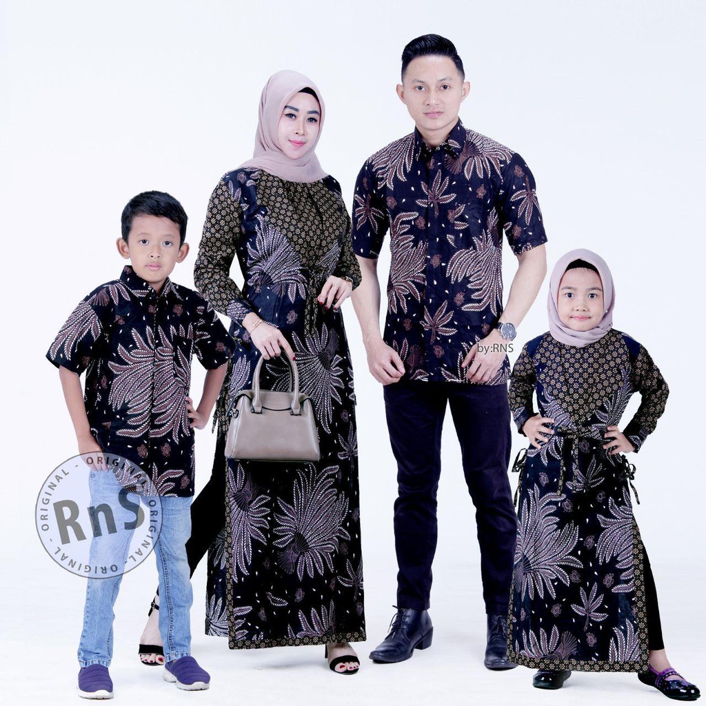 Jual Baju Batik Keluarga Kondangan Modern Murah / Seragam Batik Couple  Keluarga Pesta Pernikahan Kekinian Indonesia|Shopee Indonesia