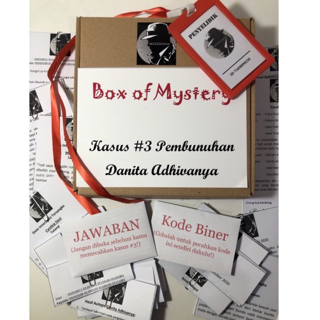 Selidikasus Project #3 Kasus Pembunuhan Danita Adhivanya ( Unsolved Case  Game) Teka-Teki misteri | Shopee Indonesia