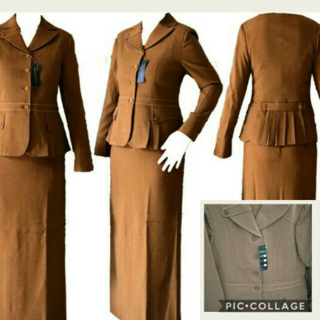 Jual Setelan baju pemda pns dinas pdh wanita Indonesia|Shopee Indonesia