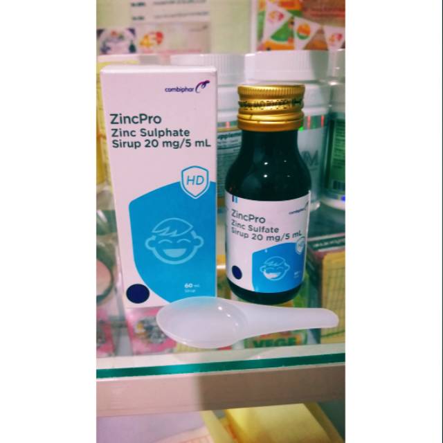 ZincPro sirup 60 ml Vitamin pelengkap terapi Diare pada Bayi dan Anak |  Shopee Indonesia