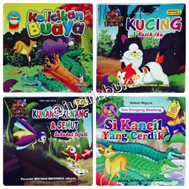 Jual Buku Cerita Anak Seri Dongeng Hewan - Fabel Aeshop - Full Color Bilingual Indonesia|Shopee Indonesia 640_X_640_jpg