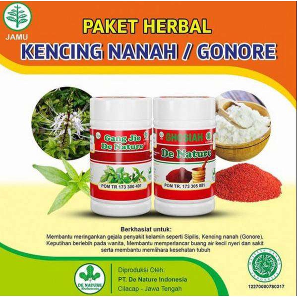 Gang Jie Gho Siah De Nature Obat Sipilis Gonore Kencing Nanah Sakit Infeksi  Saluran Kemih Pria Wanita Denature | Shopee Indonesia