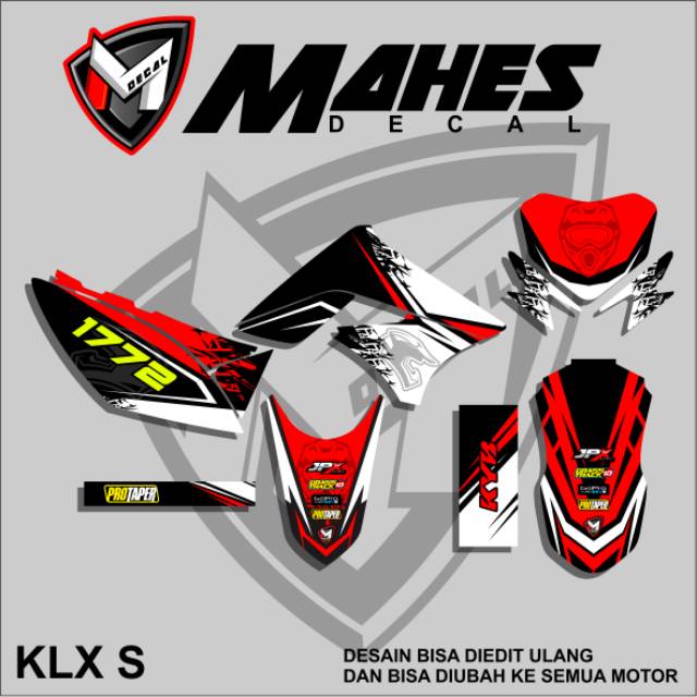 Dekal Sticker - Decal Stiker Custom KLX S | Shopee Indonesia