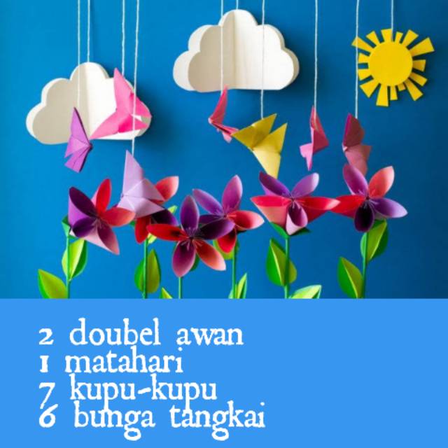 Jual Diy Special Taman Bunga Fullset Origami Kertas Lipat Hobi Koleksi Dekorasi Seni Hiasan Indonesia|Shopee Indonesia 640_X_640_jpg