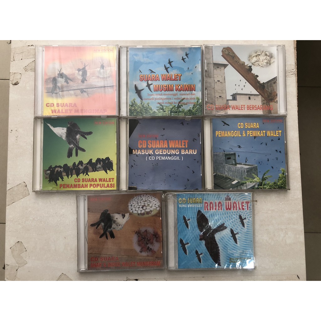 Jual CD Macam2 suara burung walet Indonesia|Shopee Indonesia