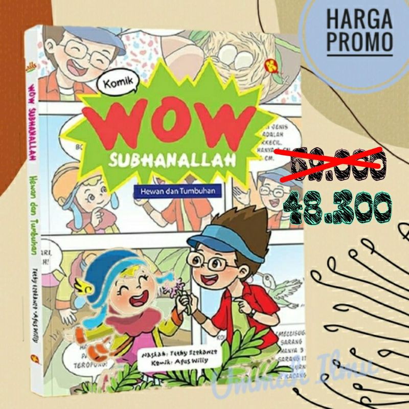 Komik Wow Subhanallah : Hewan dan Tumbuhan -Hijau- | Shopee Indonesia