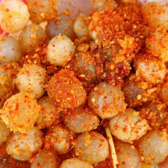 Jual Cimol (Aci digemol) goreng khas Bandung bumbu asin pedas  Indonesia|Shopee Indonesia