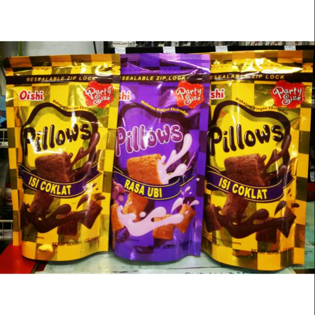 Oishi Pillow 120gr (Isi 3pcs) | Shopee Indonesia