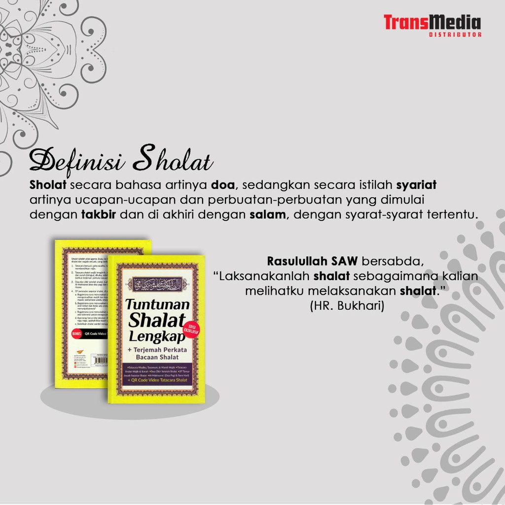 Buku Tuntunan Shalat Lengkap + Terjemah Perkata Bacaan Shalat | Shopee  Indonesia