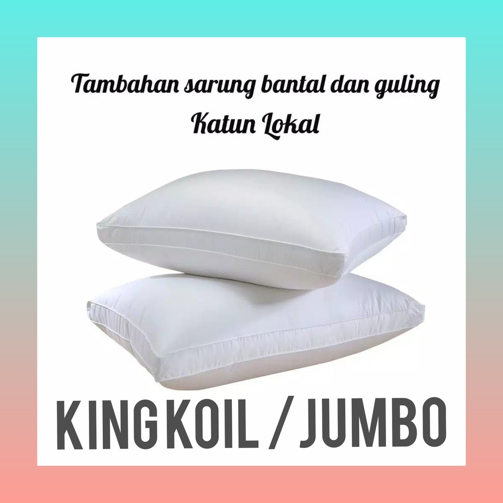 Perubahan ukuran sarung bantal dan sarung guling ukuran jumbo [kingkoil] |  Shopee Indonesia