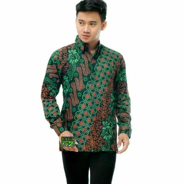Harga Batik Kemeja Pria Lengan Panjang Hijau Botol Terbaru Januari 2022 |  BigGo Indonesia