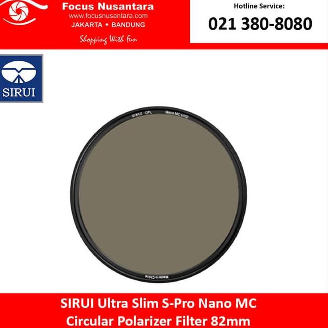 Jual SIRUI Ultra Slim S-Pro Nano MC CPL Filter 82mm Indonesia|Shopee  Indonesia