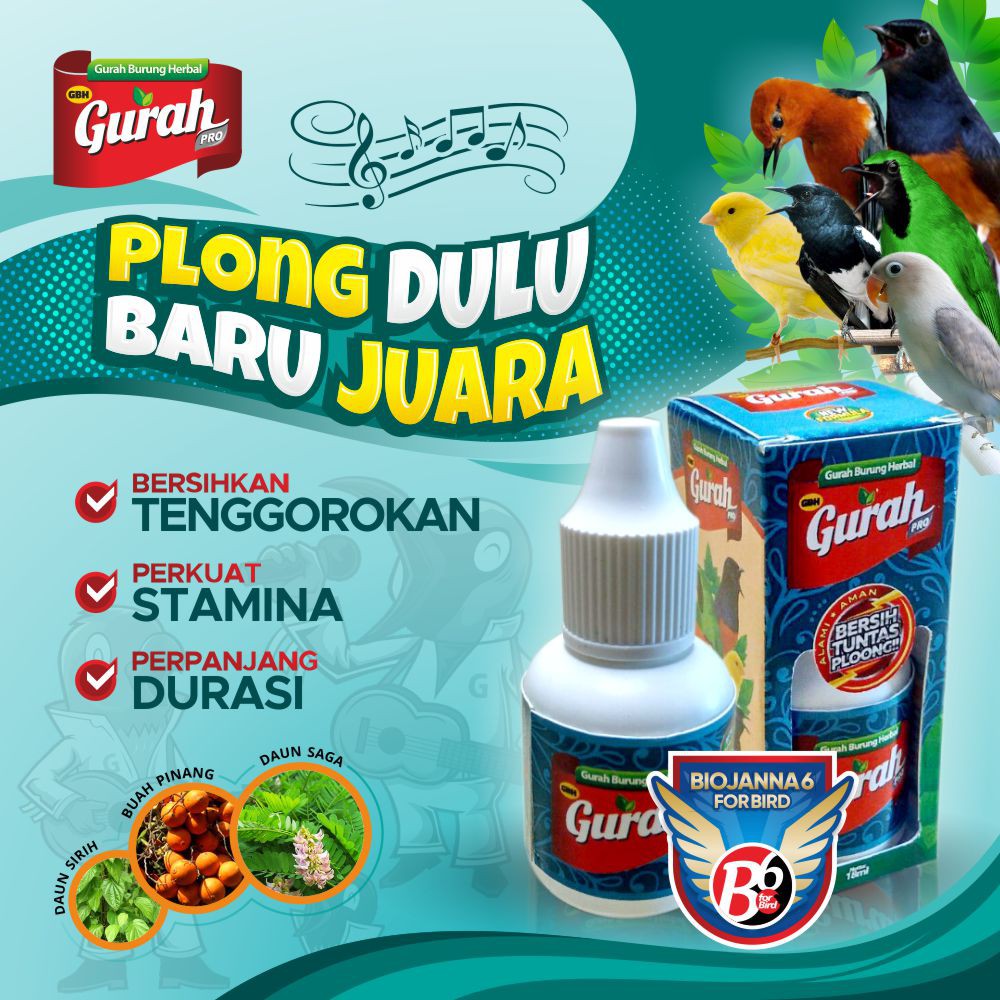 Jual GURAH PRO | OBAT GURAH BURUNG PROBIOTIK | OBAT SERAK BURUNG PROBIOTIK  | SUPER GACOR Indonesia|Shopee Indonesia