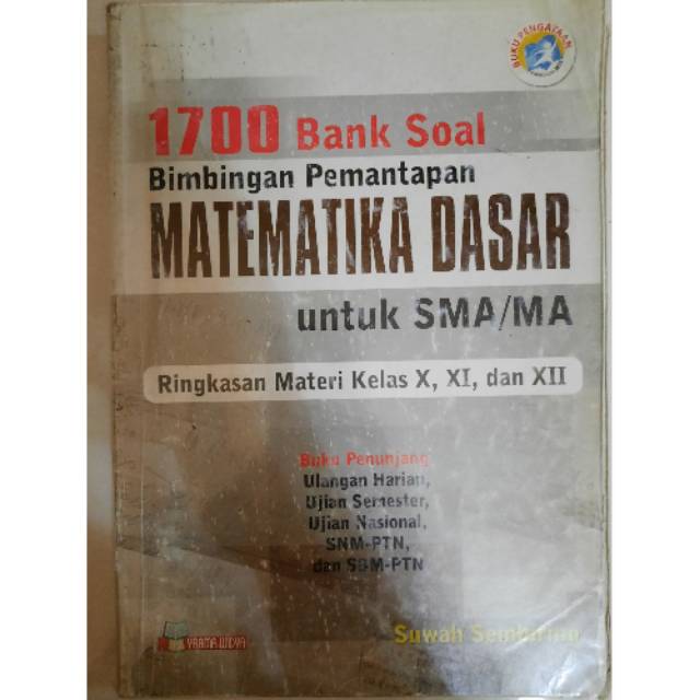 Buku Bank Soal Matematika Dasar SMA | Shopee Indonesia