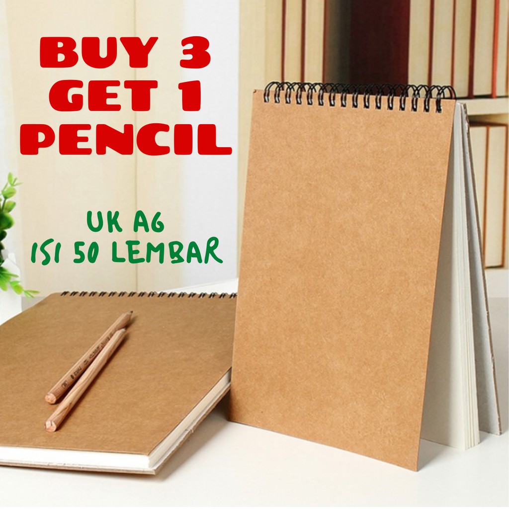 Sketchbook A6 - Buku Gambar Sketsa - Buku Notebook - Buku Catatan - Artbook  - Buku Polos Tanpa Garis | Shopee Indonesia