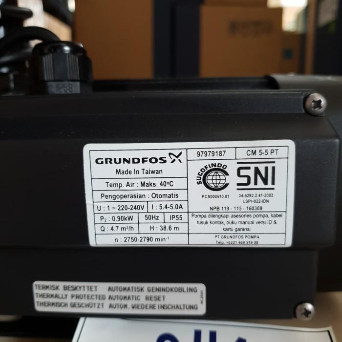 alatledeng/ POMPA GRUNDFOS CM5-5PT CM 5-5 BOOSTER PUMP CMPT 5-5 Murah |  Shopee Indonesia