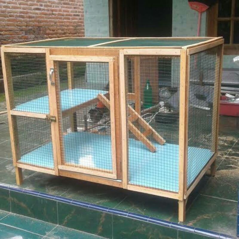 Kandang Kucing Lantai 2 Dari Kayu | Shopee Indonesia