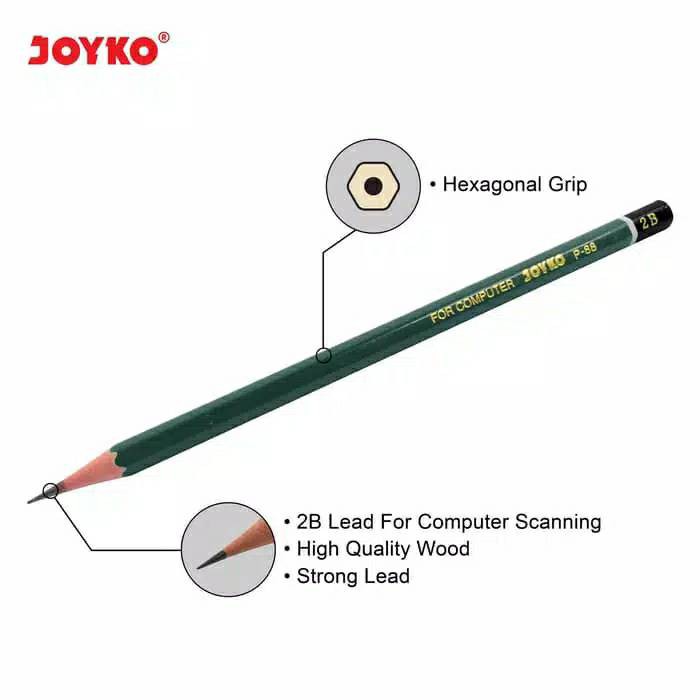 PENSIL JOYKO 2B - P88 ORIGINAL (satuan) | Shopee Indonesia
