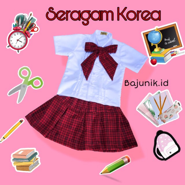 Jual SERAGAM SEKOLAH PAUD, TK, SD, SERAGAM KOREA Indonesia|Shopee Indonesia