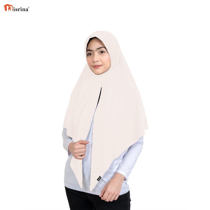 Jual jilbab instant nisrina warna putih tulang/kuning gading  Indonesia|Shopee Indonesia