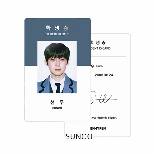 Enhypen Photocard ID Card Student | Shopee Indonesia