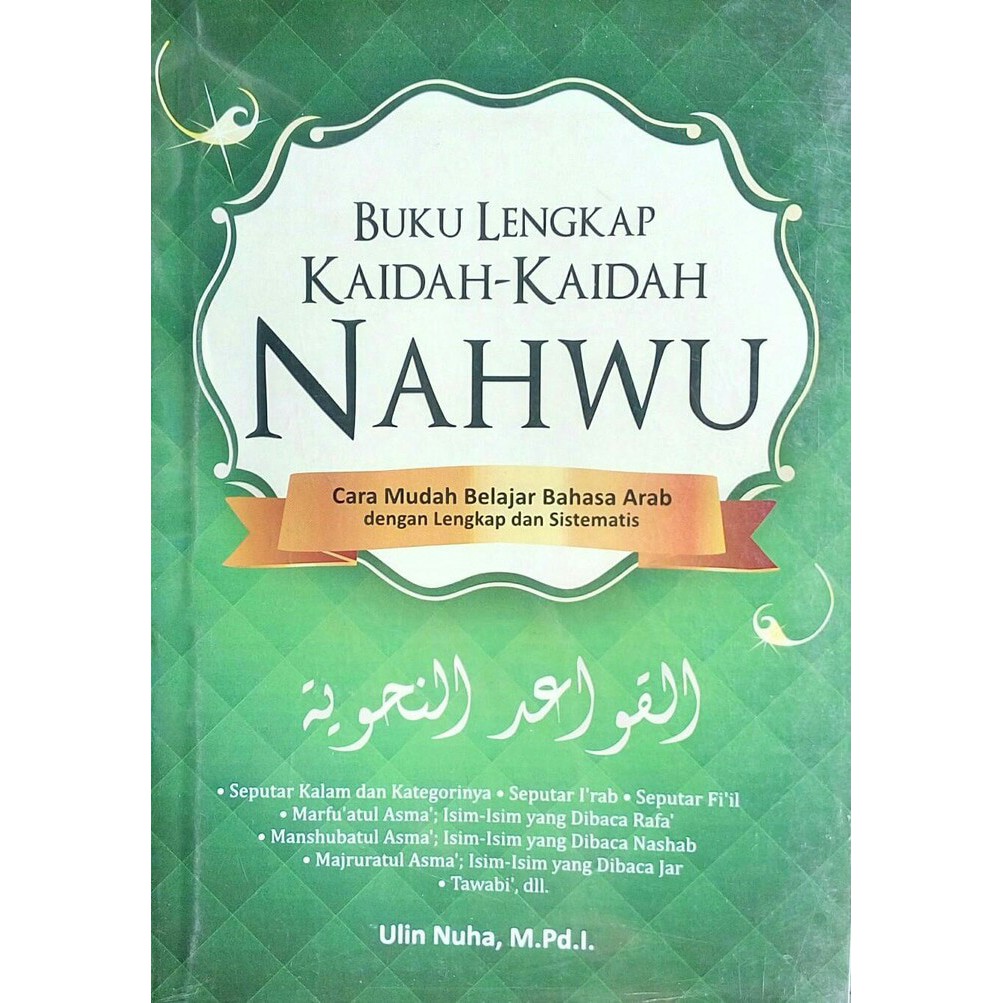 Buku Lengkap Kaidah - Kaidah Nahwu | Shopee Indonesia