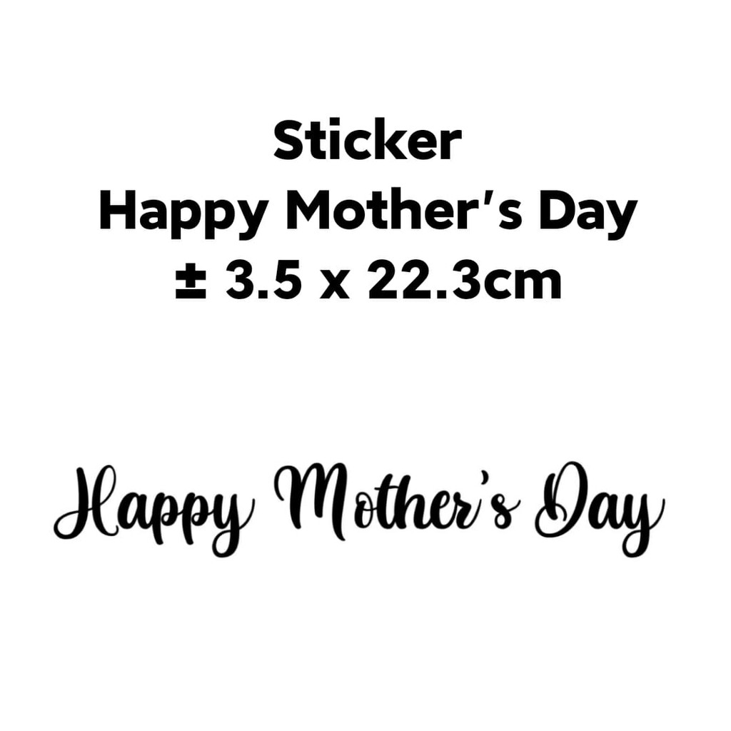 Jual Cutting Sticker Mother's Day - Stiker Balon Transparent Bening Hari Ibu - Dekorasi - Bunga Indonesia|Shopee Indonesia 1024_X_1024_jpg