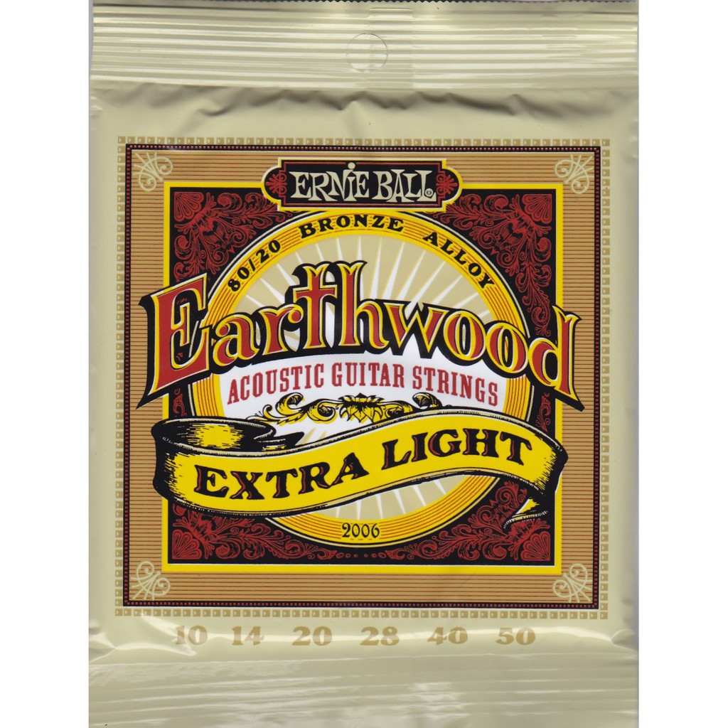 Senar Gitar Akustik Ernie Ball Earthwood ( 0,10 - 0,50 ) | Shopee Indonesia