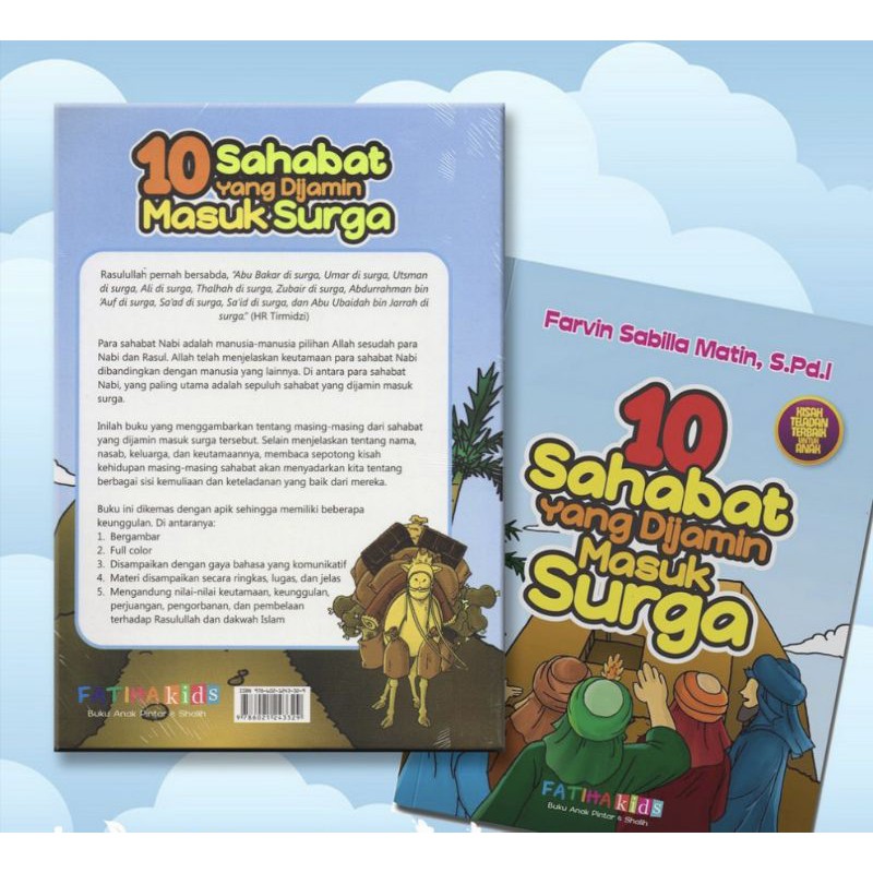 Buku 10 sahabat nabi yang dijamin masuk surga | Shopee Indonesia