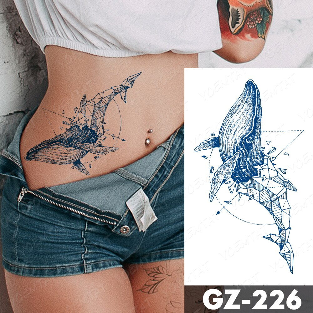 2 Pcs Tinta De Suco Tatuagens Arte Do Corpo De Longa Duração À Prova D 'Água Temporária Tatuagem Adesivo Dragão Escorpião Tatoo Tigre Lobo Braço Falso Tatto Dos Homens Das Mulheres | 1000_x_1000_jpg