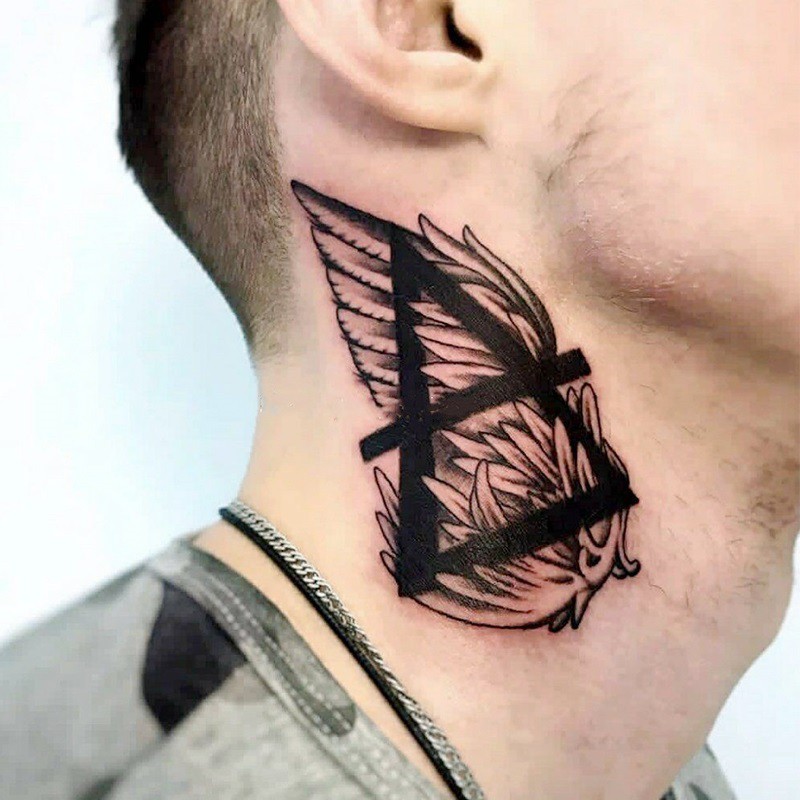 Tatuagem Do Pescoço Adesivos Asas De Penas Pescoço Pescoço Adesivos Frente Pescoço Tendência Homens E Mulheres À Prova D 'Água Tatuagem Temporária | Shopee Brasil 800_x_800_jpg