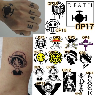 Tatuagem Temporária One Piece - 10 Modelos - Adesivo - Tattoo | Shopee Brasil 320_x_320_jpg