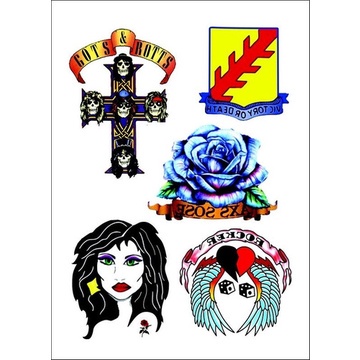 Tatuagem Temporária | Fantasia Cosplay | Axl Rose | Shopee Brasil 360_x_360_jpg