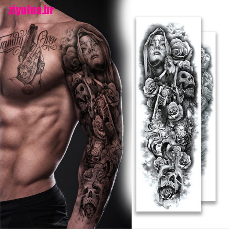 Zibr) Novo Tatuagens Tatuagem Falsa À Prova D 'Água 3D Animal | Shopee Brasil 800_x_800_jpg