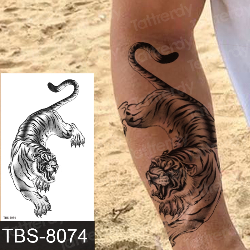 Temporal Brazo Tatuajes Manga Muñeca Hombres Hombro Para Niños Mujeres Sexy Cuerpo Tatuaje Impermeable Gran Tamaño Negro Henna | Shopee México 800_x_800_jpg