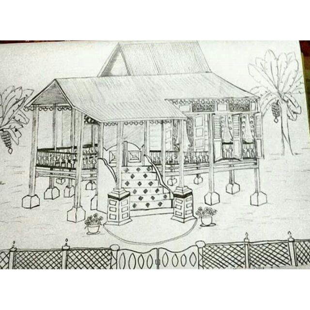 Contoh Lukisan Rumah Kampung 640_X_640_jpg