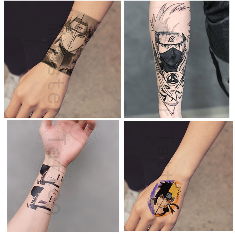 10Pcs Anime Naruto Tattoo Sticker Waterproof Lasting Temporary Tattoo Sticker | Shopee Malaysia 800_x_800_jpg