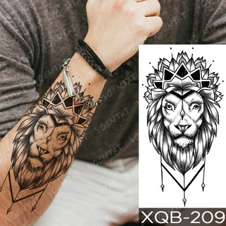 Waterproof Temporary Tattoo Sticker Forest Lion Tiger Bear Flash Tattoos Women Leopard Wolf Crown Body Art Arm Fake Tato | Shopee Malaysia 320_x_320_jpg