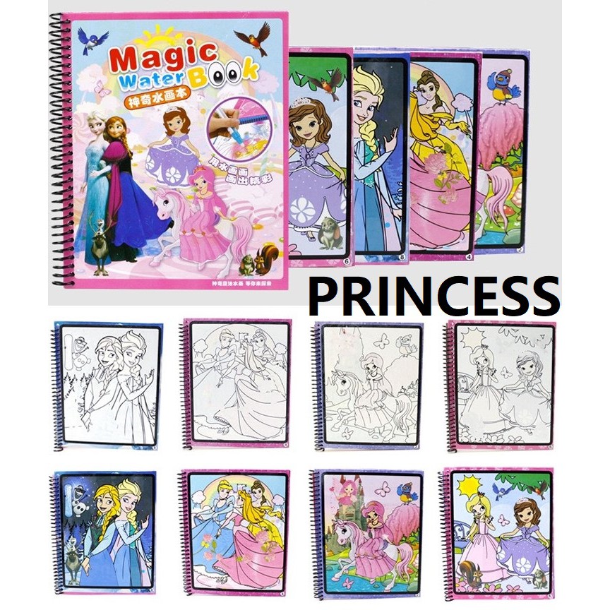 Buy Hotsellš„ Buku Warna Kanak Magic Water Drawing Book Coloring Book Colouring Book Doddle Buku Mewarna Frozen Buku Lukisan | Seetracker Malaysia 864_X_864_jpg