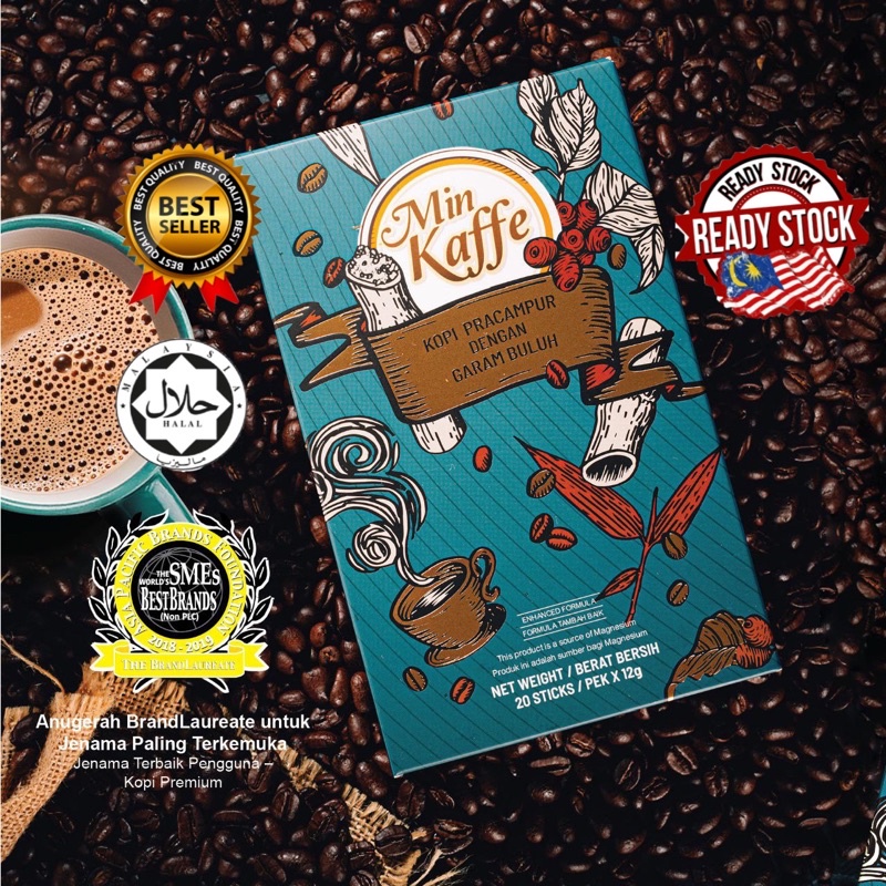 Buy [READY STOCK] ORIGINAL MIN KAFFE ENHANCED BAMBOO SALT GARAM BULUH KOPI  HAI-O | SeeTracker Malaysia