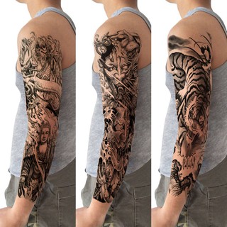 Flower Stickers Tatoo Sticker 防水持久 Korean Tattoo Stickers Fake Tattoo Sticker 韩国纹身贴 Big Flower Arm Full Arm Tattoo Stick | Shopee Malaysia 320_x_320_jpg